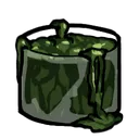 끈적거리는 진액